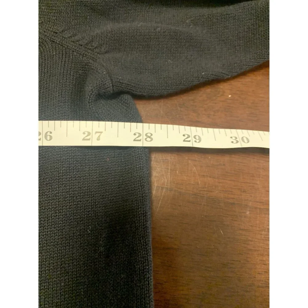 Susan Graver Boat Neck Cotton‎ Viscose Black Sweater Size 3X